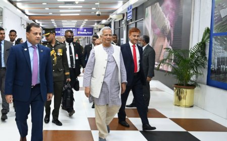 তিন দিনের সফর শেষে দেশে ফিরেছেন প্রধান উপদেষ্টা