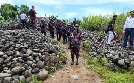 যৌথ অভিযানে আরো আড়াই লাখ ঘনফুট পাথর জব্দ
