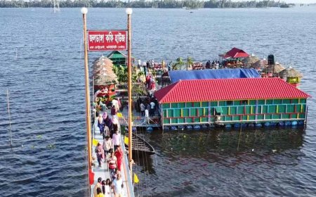 দিন দিন জনপ্রিয় হয়ে উঠছে উল্লাপাড়ার ভাসমান কফি হাউজ