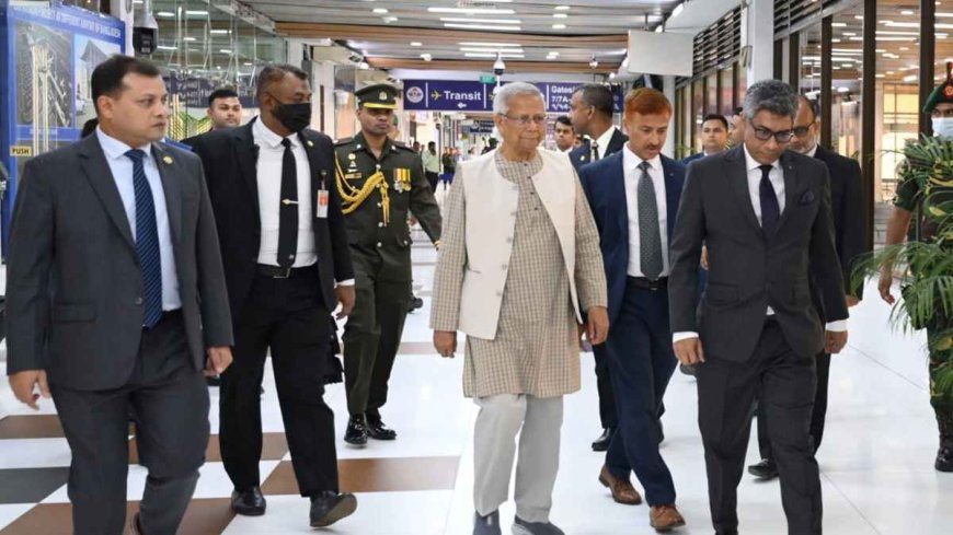 মালয়েশিয়ার উদ্দেশে ঢাকা ছাড়লেন প্রধান উপদেষ্টা