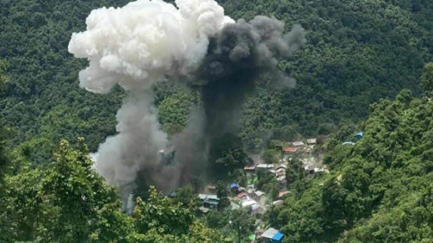 মিয়ানমারের কারেনি রাজ্যে জান্তার হামলা, নিহত ৩২