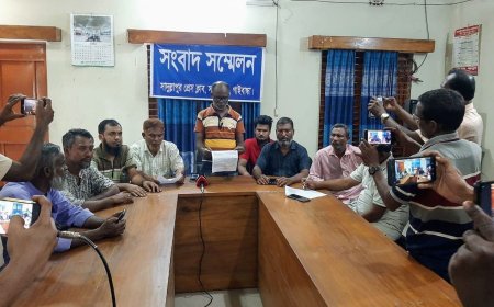 সাদুল্যাপুরে ইউনিয়ন বিএনপির পকেট কমিটি গঠনের অভিযোগ, সংবাদ সম্মেলন