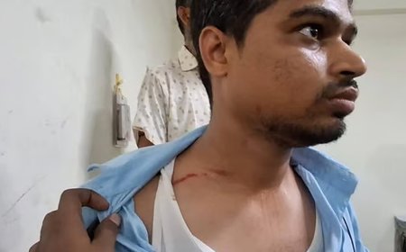 বিচারকের সামনেই এজলাসে সাংবাদিককে মারধর