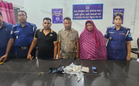 আশুলিয়ায় ২৬০ গ্রাম হেরোইনসহ ৩ মাদক কারবারি গ্রেপ্তার