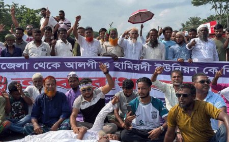 সীমানা পুনর্বিন্যাসের প্রতিবাদ: ফরিদপুরে রোববার থেকে ফের অবরোধ