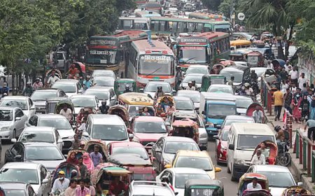 রাজধানীতে জামায়াত-খেলাফতসহ ৭ দলের বিক্ষোভ, তীব্র যানজট