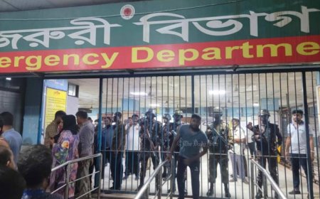 চিকিৎসাধীন অবস্থায় শিশুর মৃত্যু, ঢামেকে হাতাহাতি ও ভাঙচুর