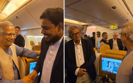 যুক্তরাষ্ট্রের পথে প্রধান উপদেষ্টা, সফরসঙ্গী রাজনৈতিক ৫ নেতা