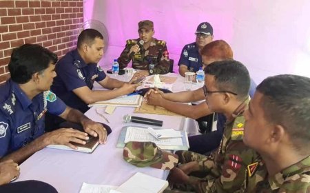 নিয়ামতপুরে সেনা ক্যাম্পের উদ্যোগে দুর্গাপূজা উপলক্ষে সমন্বয় সভা