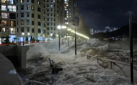 সুপার টাইফুন রাগাসার তাণ্ডবে তাইওয়ানে নিহত ১৪, নিখোঁজ ১২৪