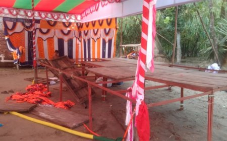 কুমিল্লায় বিএনপির দু’গ্রুপের উত্তেজনা, তোরণ ও মঞ্চ ভাঙচুর