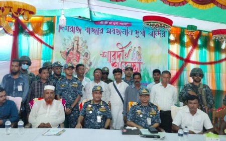 পূজা মন্ডপে নিরবিচ্ছিন্ন নিরাপত্তার নিশ্চিত করা হবে : খুলনা নৌ অঞ্চলের অঞ্চলিক কমান্ডার