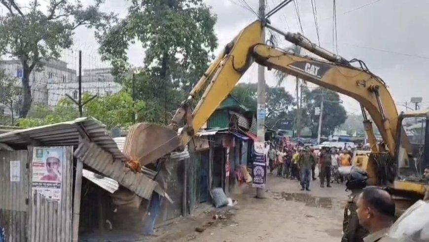 কালিয়াকৈরে বন বিভাগের উচ্ছেদ অভিযান