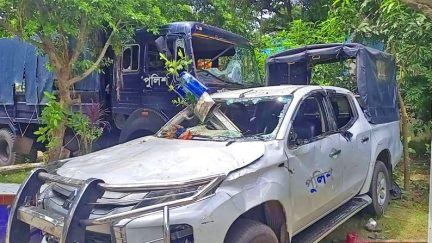 ভাঙ্গা থানা-উপজেলা পরিষদে হামলা, দুই সাংবাদিক আহত