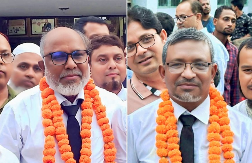 কুড়িগ্রাম জেলা আইনজীবী সমিতির সভাপতি ফখরুল ইসলাম, সম্পাদক তাজুল ইসলাম