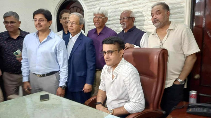 ৬ বছর পর সিএবি সভাপতি হিসেবে ফিরলেন সৌরভ গাঙ্গুলি