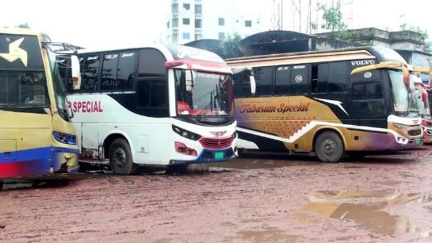 চার দিন পর রাজশাহী-ঢাকা পথে দূরপাল্লার বাস চলাচল শুরু