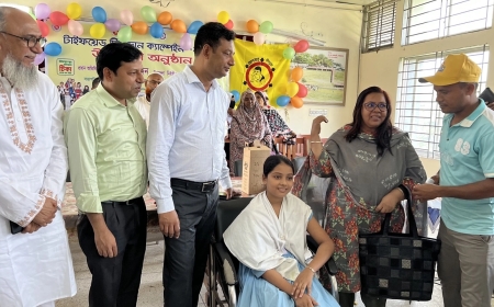 ফরিদপুরে টাইফয়েড টিকাদান ক্যাম্পেইনের উদ্বোধন