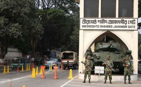 ঢাকা সেনানিবাসের একটি ভবন সাময়িকভাবে ‌‘কারাগার ঘোষণা’