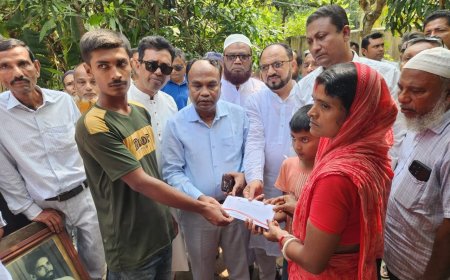 অভাব-অনটনে আত্মহত্যাকারী অমলের পরিবারের দায়িত্ব নিলেন বিএনপি