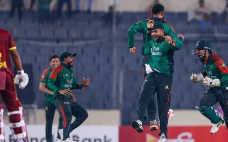 রিশাদের দুর্দান্ত বোলিংয়ে জয় দিয়ে সিরিজ শুরু বাংলাদেশের