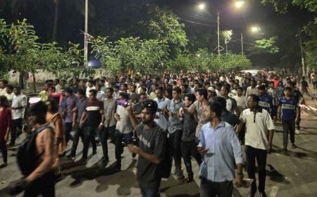 জবি ছাত্রদল নেতা হত্যার প্রতিবাদে ঢাবিতে ছাত্রদলের বিক্ষোভ