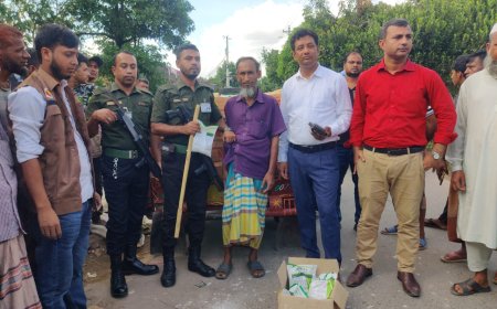 নগরকান্দায় ১২০০ কেজি নকল সার জব্দ, জরিমানা ও ধ্বংস