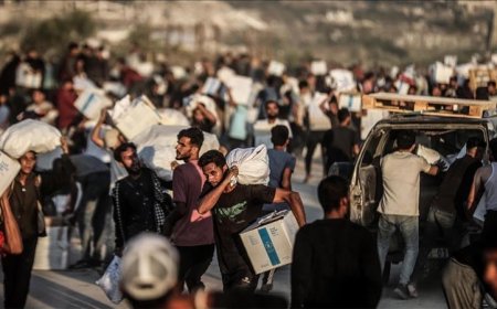 গাজায় যুদ্ধবিরতির পর ত্রাণ বিতরণে বাধা দিচ্ছে ইসরায়েল