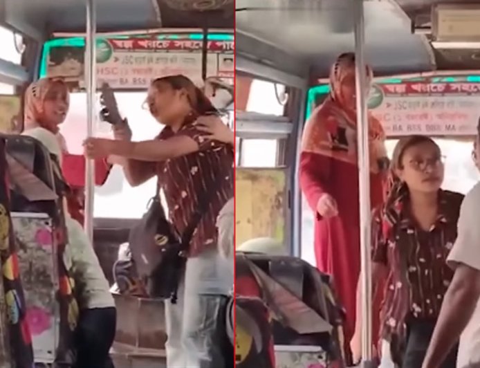 পোশাক নিয়ে কটু কথা, জুতাপেটা করলেন তরুণী