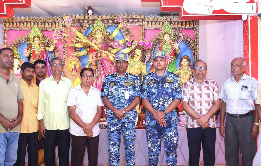 প্রতীমা বিসর্জনকে সামনে রেখে মোংলা উপকুলে নিরাপত্তা জোরদার করেছে কোস্টগার্ড