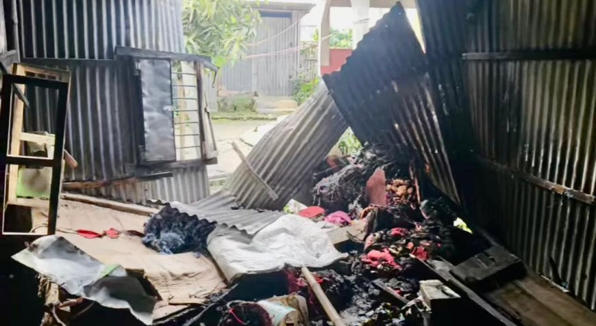 নেশার টাকা না পেয়ে নিজ ঘরে আগুন লাগিয়ে দিলেন মাদকাসক্ত যুবক