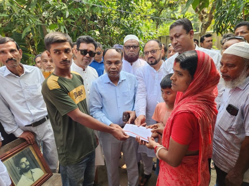 অভাব-অনটনে আত্মহত্যাকারী অমলের পরিবারের দায়িত্ব নিলেন বিএনপি