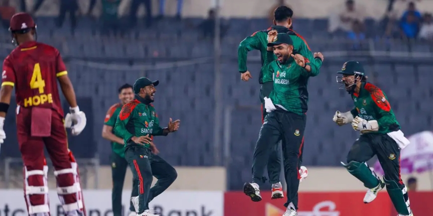 রিশাদের দুর্দান্ত বোলিংয়ে জয় দিয়ে সিরিজ শুরু বাংলাদেশের