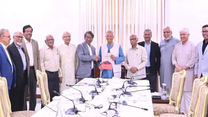 জুলাই সনদ বাস্তবায়নের সুপারিশ হস্তান্তর ঐকমত্য কমিশনের