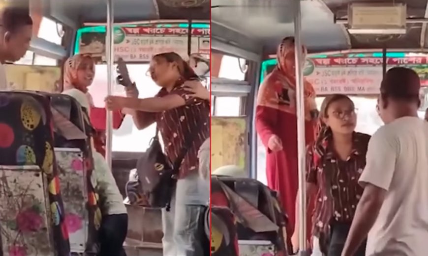 পোশাক নিয়ে কটু কথা, জুতাপেটা করলেন তরুণী