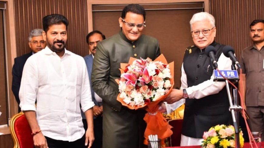 মন্ত্রী হলেন সাবেক ক্রিকেটার আজহারউদ্দিন