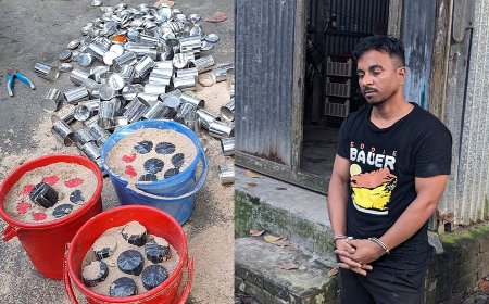 মুন্সিগঞ্জে নাশকতার প্রস্তুতিকালে ৩ বালতি ককটেলসহ গ্রেপ্তার ১