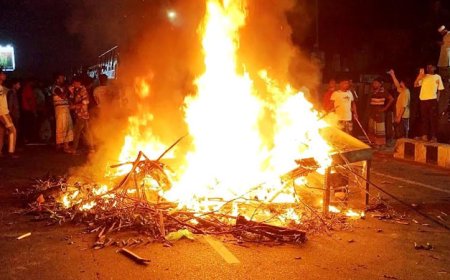 মাদারীপুরে বিএনপির মনোনয়নবঞ্চিত প্রার্থীর সমর্থকদের সড়ক অবরোধ