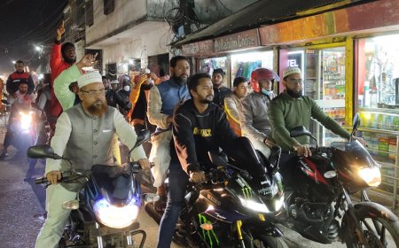 পিরোজপুরে আওয়ামী লীগের কর্মসূচি ঠেকাতে জামায়াতের মোটরসাইকেল মহড়া