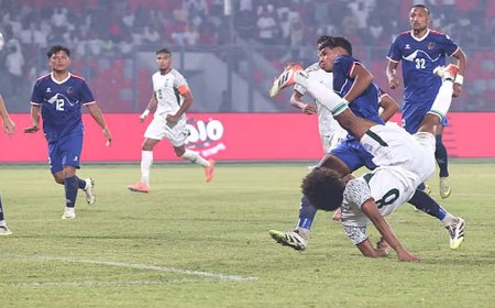 হামজার জোড়া গোলের পরও ড্র বাংলাদেশ-নেপাল ম্যাচ