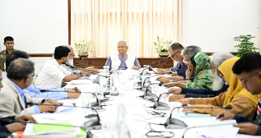 পরিবেশকে প্রভাবমুক্ত রেখে সমন্বিত যোগাযোগ ব্যবস্থা তৈরির আহ্বান প্রধান উপদেষ্টার