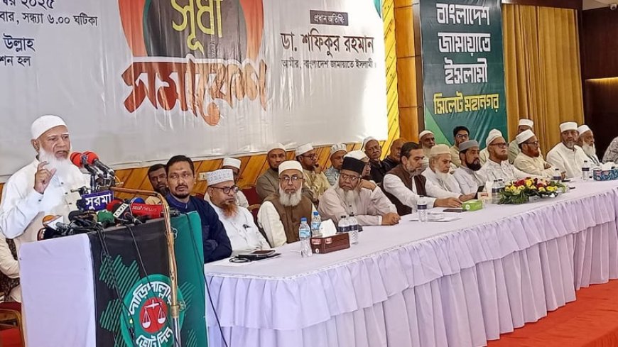 বিএনপি ক্ষমতায় গিয়ে উল্টা-পাল্টা করলে ছাড় দেব না : জামায়াত আমির