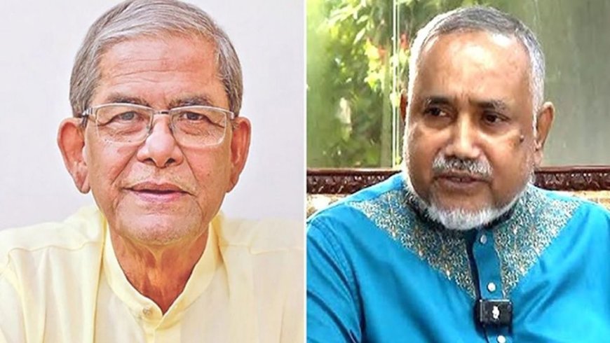 জুলাই সনদ, গণভোট আলোচনা: মির্জা ফখরুলকে জামায়াত নেতার ফোন