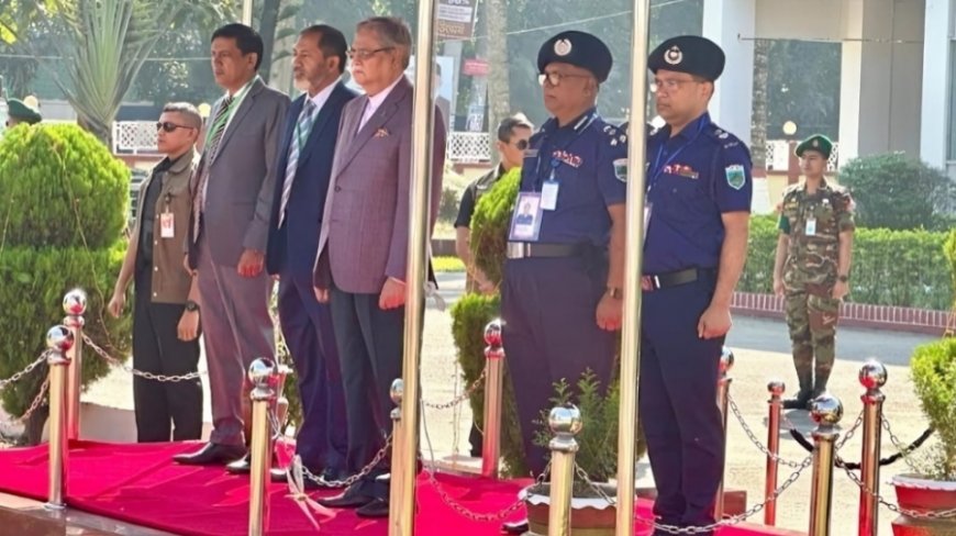 নিজ জেলা পাবনা সফরে রাষ্ট্রপতি সাহাবুদ্দিন