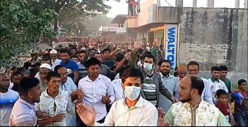 সুনামগঞ্জ-১ আসনে মাহবুবুর রহমানকে চূড়ান্ত মনোনয়ন দেওয়ার দাবিতে গণমিছিল
