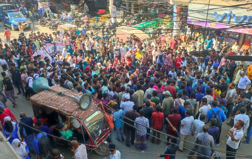 শিশু হাফসা হত্যার ঘটনায় আরো ১ জন আটক, স্থানীয়দের বিক্ষোভ