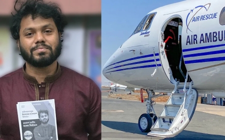 ওসমান হাদিকে ব্যাংকক নিতে প্রস্তুত এয়ার অ্যাম্বুলেন্স