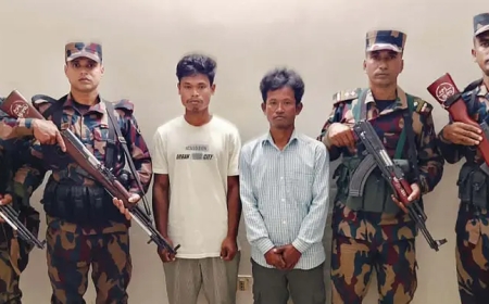 হাদিকে হত্যাচেষ্টা: শেরপুর সীমান্তে ফিলিপের দুই সহযোগী আটক