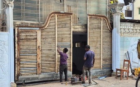 বগুড়ায় সংস্কার করা হচ্ছে তারেক রহমানের বাড়ি