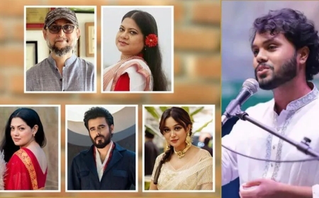 জুলাই যোদ্ধা ওসমান হাদির মৃত্যুতে শোবিজ তারকাদের শোক ও প্রতিবাদ